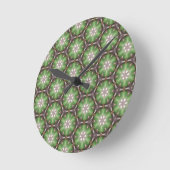 Groene Cirkelpatroon Ronde Klok (Hoek)