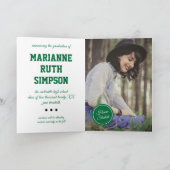 Groene Cirkels Foto Afstuderen (Binnen)