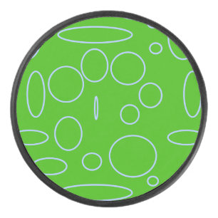 Groene cirkels hockey puck