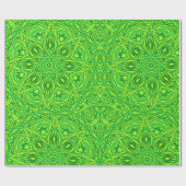 Groene cirkels met patroonverlooppapier cadeaupapier (Vlak)