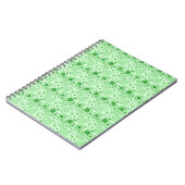 Groene Cirkels Patroon Notitieboek (Linkerzijde)