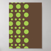 Groene cirkels poster (Voorkant)