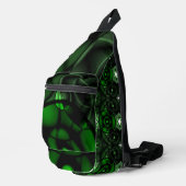 Groene cirkels sling bag (Rechterhoek)