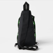 Groene cirkels sling bag (Achterkant)