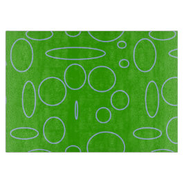 Groene cirkels snijplank