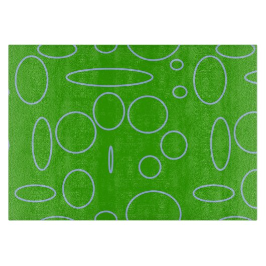 Groene cirkels snijplank (Voorkant)
