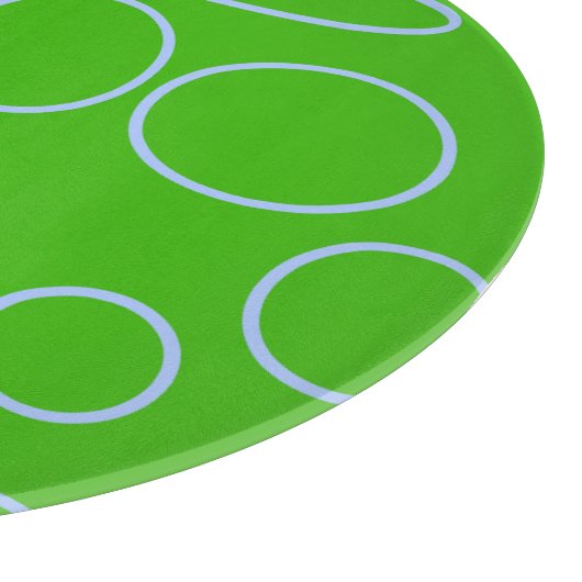 Groene cirkels snijplank (Hoek)
