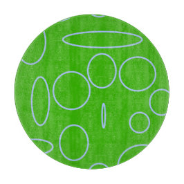 Groene cirkels snijplank