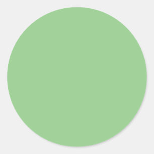 Groene Cirkelsticker Krachtige Minimale Accent Ronde Sticker