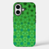 Groene Cirkelvormige Patroon Hoesje (Achterkant)