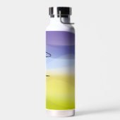 Groene citroen lavendel naam waterfles (Links)