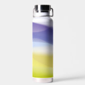 Groene citroen lavendel naam waterfles (Achterkant)