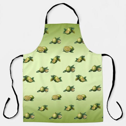 Groene citroen schort (Voorkant)