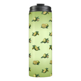 Groene citroen thermosbeker