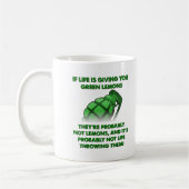 Groene Citroenen Grappige Mok (Links)
