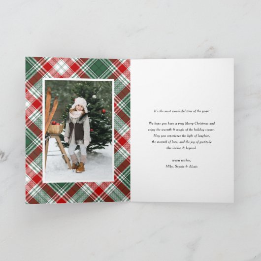 Groene Classic Pset Pattern Prettige feestdagen Fo (Binnen)