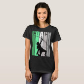 Groene coach van boogschieten boogschutter coach l t-shirt (Voorkant volledig)