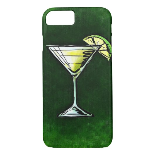 Groene cocktail absinthe Case-Mate iPhone case (Achterkant)