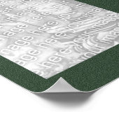 Groene collage - Football Poster (Hoek)