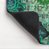 Groene collage muismat (Hoek)