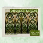 Groene Collectie Abstracte fractals 2026 Kalender