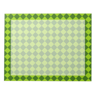 Groene combinatie diamant patroon door STaylor Notitieblok