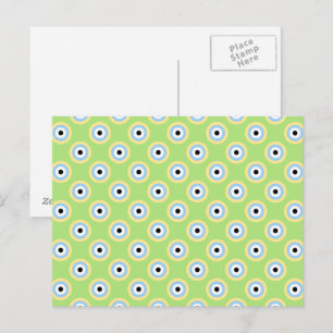 Groene combinatiecirkels van Shirley Taylor Briefkaart