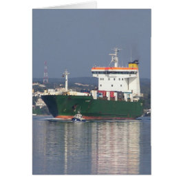 Groene commerciële vehikelferry