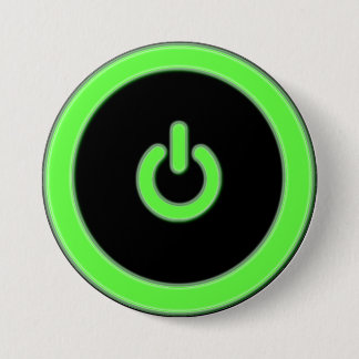 Groene Computer Power Button Button