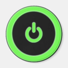 Groene Computer Power Button Magnet