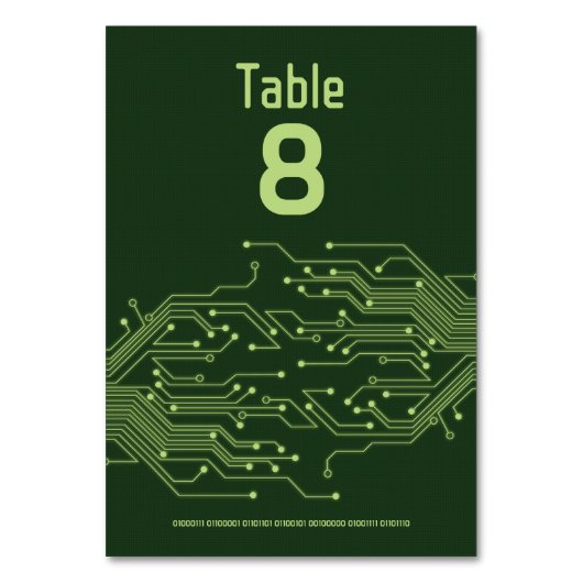 Groene computer printplaat bar mitswa kaart (Achterkant)