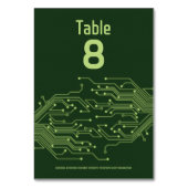 Groene computer printplaat bar mitswa kaart (Voorkant)