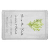 Groene Conch Schelp Bewaar de Datum Magneet (Horizontaal)