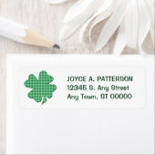 Groene controles Shamrock Return Address Label (Insitu)