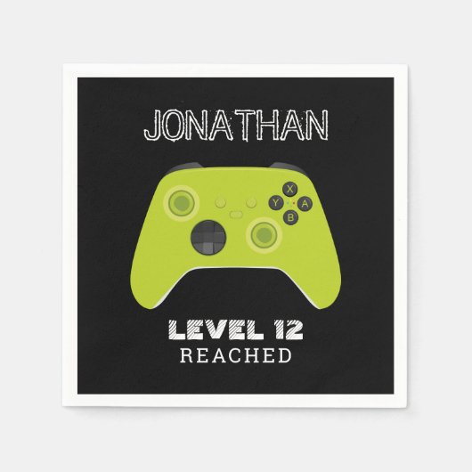 GROENE CONTROLLER GAMER NIVEAU OMHOOG GUNSTZAK SERVET (Voorkant)