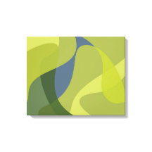 Groene, coole, trendmatige, moderne golvende organ