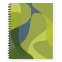 Groene, coole, trendmatige, moderne golvende organ