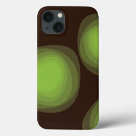 Groene, coole, unieke, trendy, abstracte bloem in  Case-Mate iPhone case