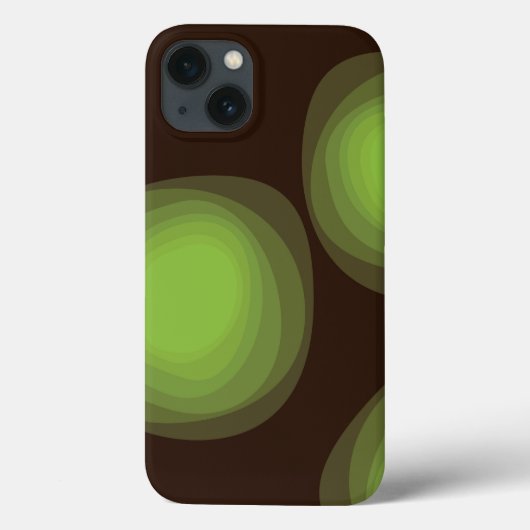 Groene, coole, unieke, trendy, abstracte bloem in Case-Mate iPhone case (Achterkant)