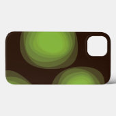 Groene, coole, unieke, trendy, abstracte bloem in Case-Mate iPhone case (Achterkant (horizontaal))