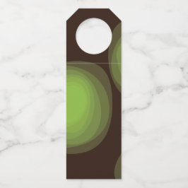 Groene, coole, unieke, trendy, abstracte bloem in  flessenhanger