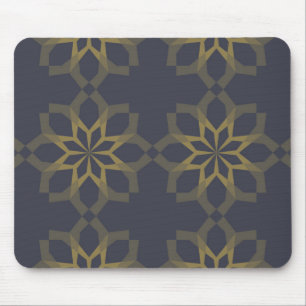 Groene, coole, unieke, trendy bloemabstractie muismat
