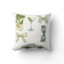 Groene Coquette Esthetische Sticker Set | Vintage