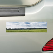 Groene Cornfields en Blauwe Skies Bumpersticker (Op auto)