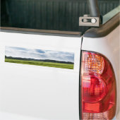 Groene Cornfields en Blauwe Skies Bumpersticker (Op Truck)