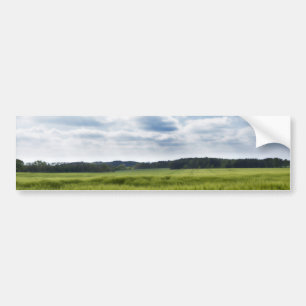 Groene Cornfields en Blauwe Skies Bumpersticker