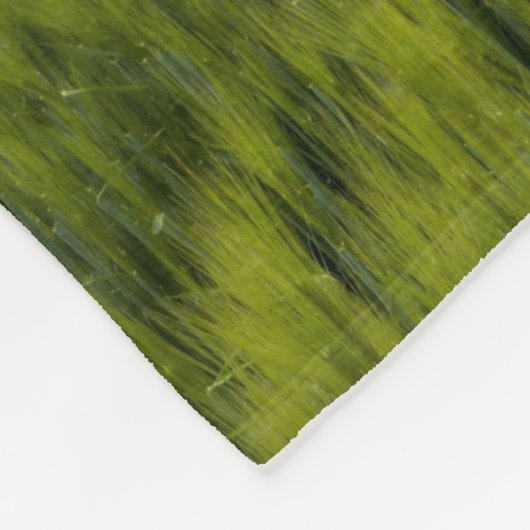 Groene Cornfields en Blauwe Skies Fleece Deken (Hoek)