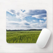 Groene Cornfields en Blauwe Skies Muismat (Met muis)