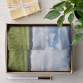 Groene Cornfields en Blauwe Skies Tissuepapier (Geschenk)