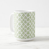 Groene Cottage Landelijk Koffiemok (Voorkant links)